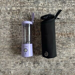 BlendJet 2 Lavender Portable 16oz Blender with Black Sleeve